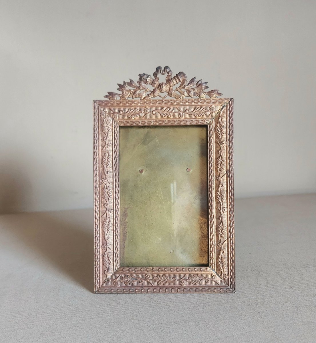 Gold-plated Bronze Photo Frame 
