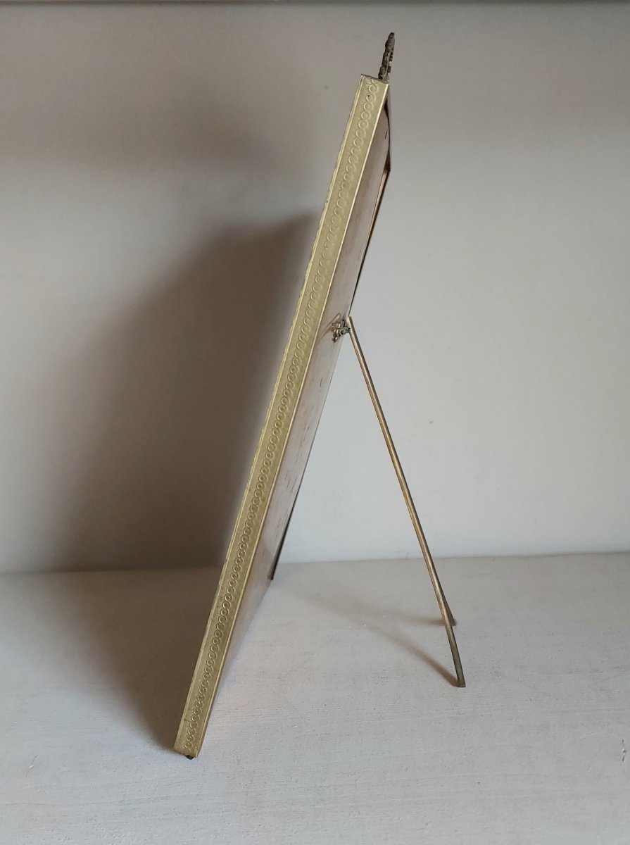Grand cadre porte photo en bronze -photo-2