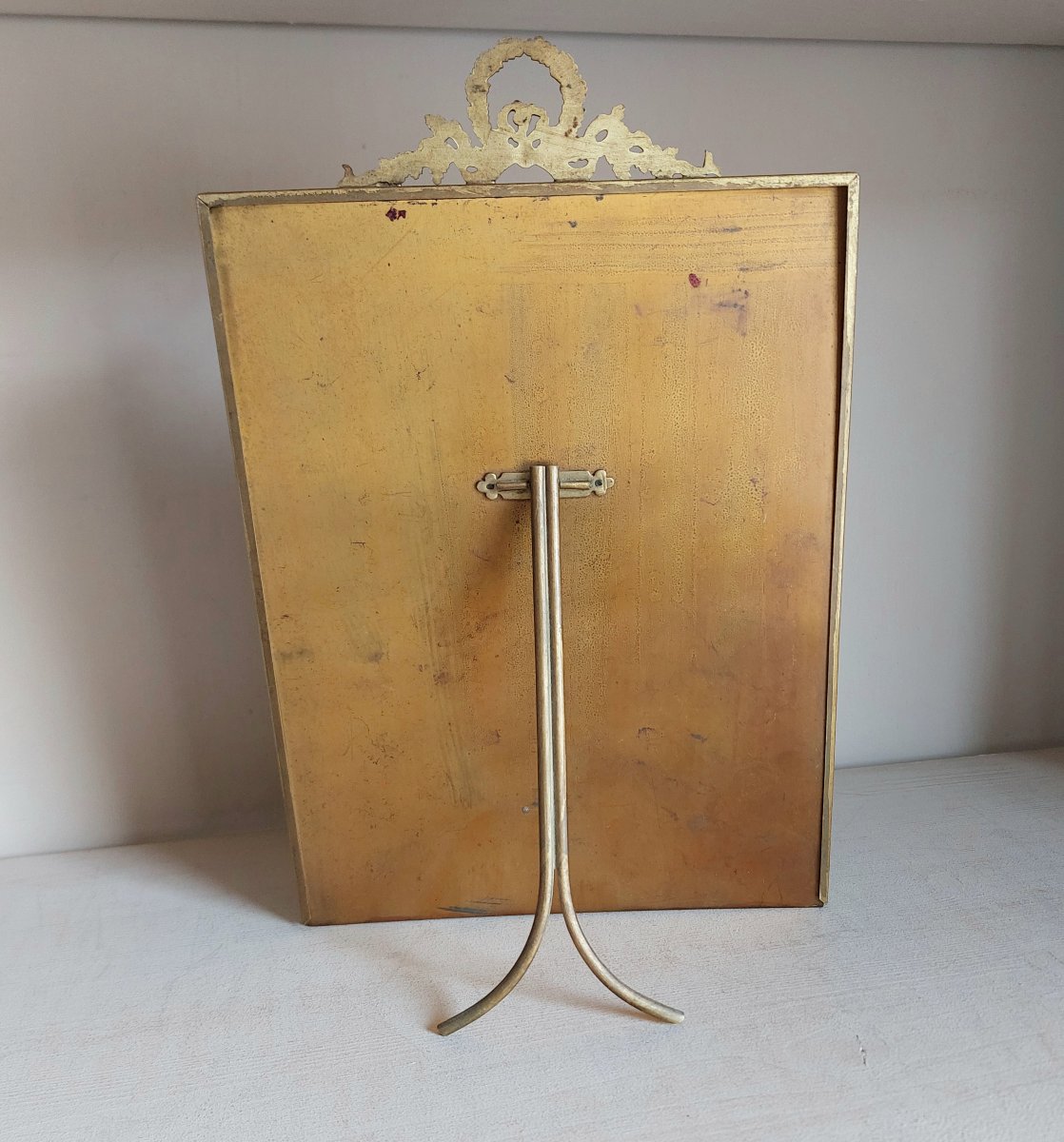 Grand cadre porte photo en bronze -photo-3