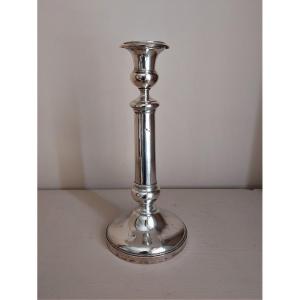 Large 19th Century Silver-plated Candlestick