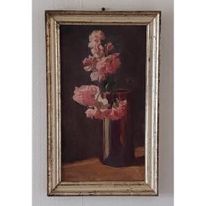“bouquet Of Peonies” Still Life Late 19th Century