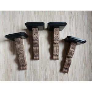 Serie de 4 consoles d'applique 