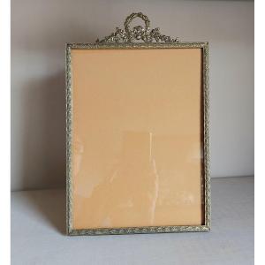 Grand cadre porte photo en bronze