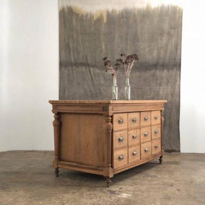 Oak Trade Cabinet With 27 Drawers