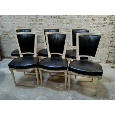 Series Of 6 Louis XVI Style Chairs