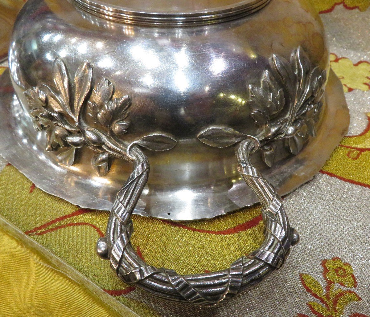 Bouillon Sterling Silver Minerva Nineteenth Stlxvi Rare Coat Of Arms Crusade Victory Holy Land Grognier-photo-4