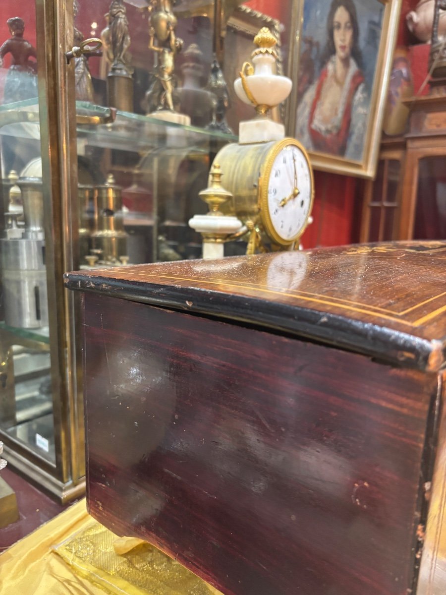 Antique Music Box Mechanism Napoleon III-photo-7