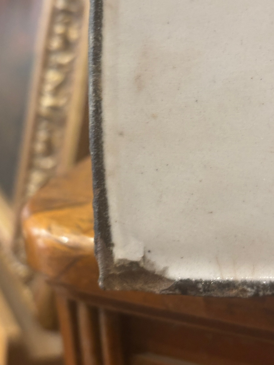 Old High Pediment Of An Orangery Door In Enamelled Cast Iron From The 19th Century-photo-1