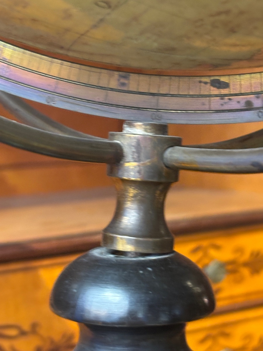 Périgot Large 19th Century Globe World Map-photo-2