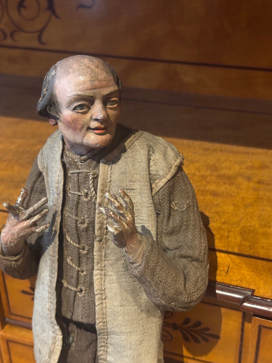 Ancien Santon napolitain XIXe  Naples et ses vêtements -photo-2