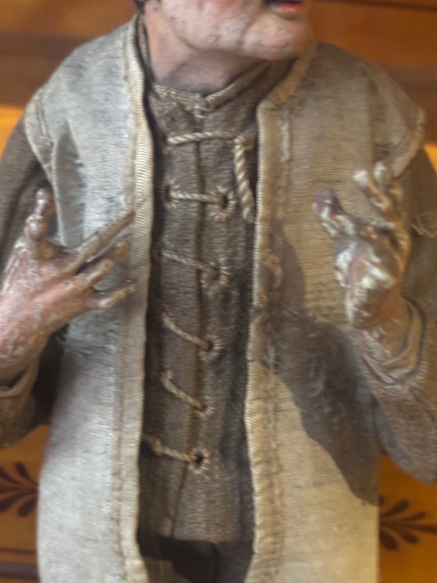 Ancien Santon napolitain XIXe  Naples et ses vêtements -photo-4