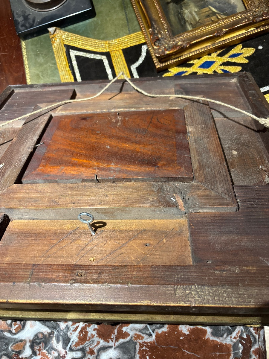 Tableau Marine XIX E Oil On Mahogany Louis Watelin-photo-7