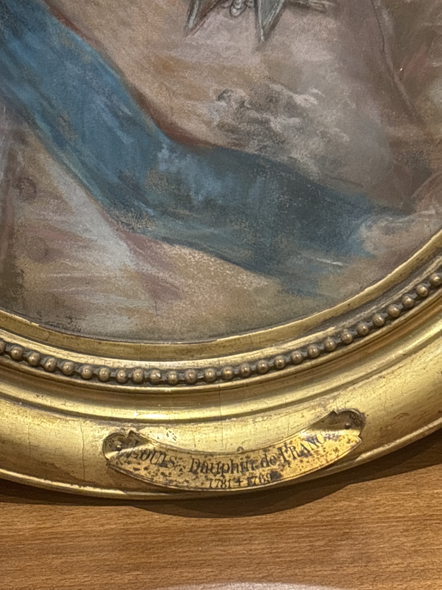 The Child King, The Dauphin Of France, Pastel, Framed In A Gilded Frame, St. Lxvi -photo-1
