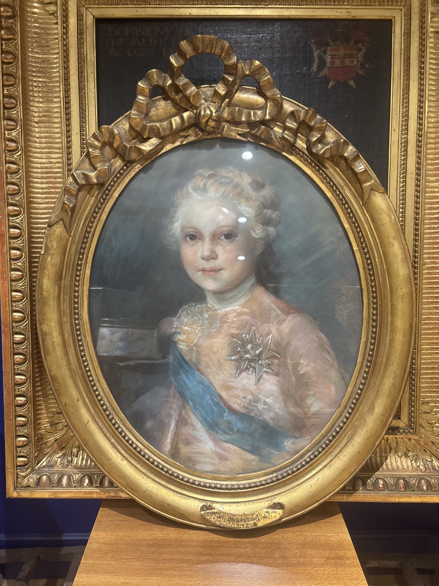 The Child King, The Dauphin Of France, Pastel, Framed In A Gilded Frame, St. Lxvi 