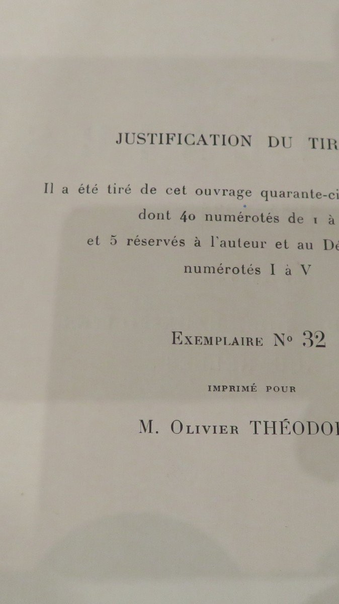 Book Joannes Drevet Souvenirs Lyon 1937 No32 For Théodore Olivier Watercolors Jean-baptiste-photo-4