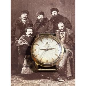 Montre omega en or 18 carats années 50automatique chronomètre suisse