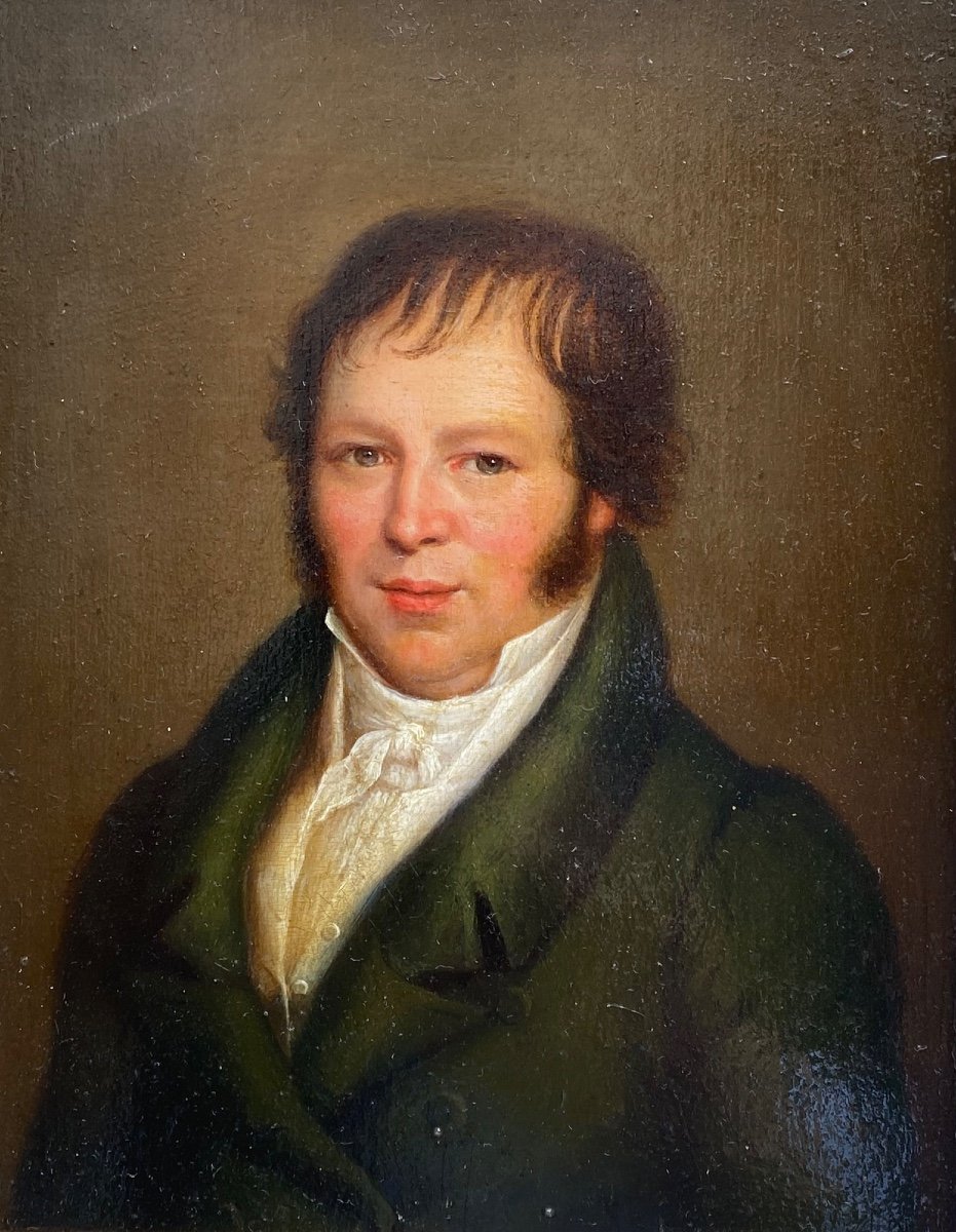 Portrait Of A Man In The Taste Of Boilly Around 1820-photo-2