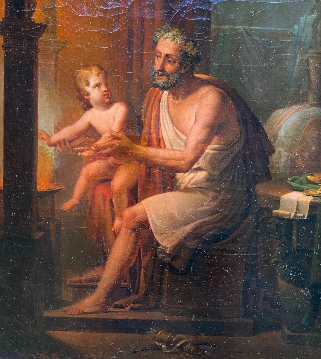 Anacreon And Love, Joseph Leroy 1810-photo-3