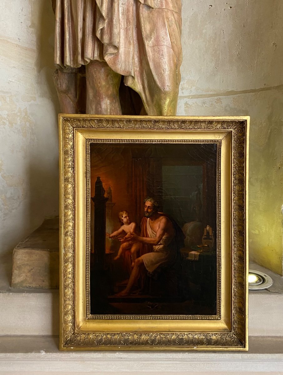 Anacreon And Love, Joseph Leroy 1810-photo-5