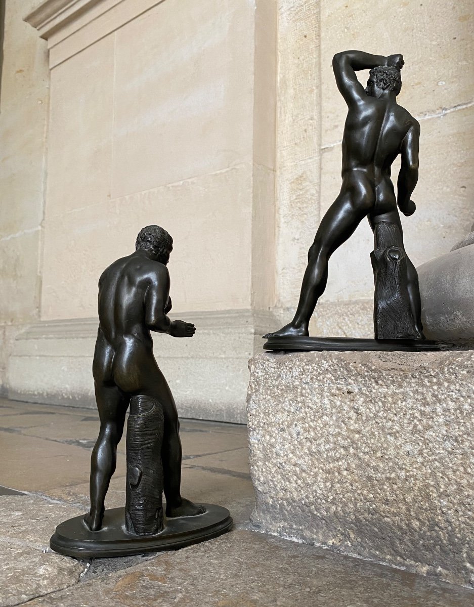 Creugas And Damoxenus, Bronzes After Antonio Canova -photo-8