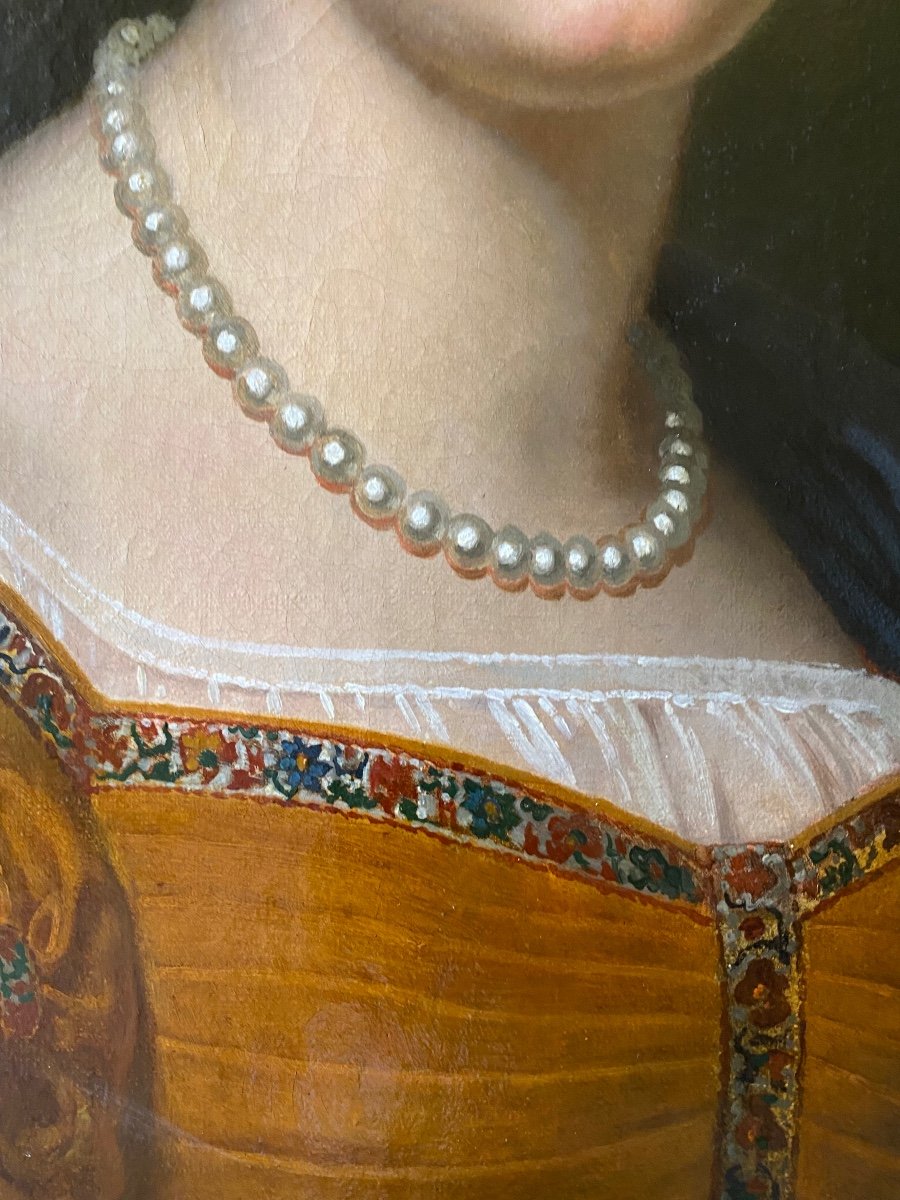 Portrait Of A Woman In Bust Around 1810, Nicolas Gosse (entourage Of)-photo-2