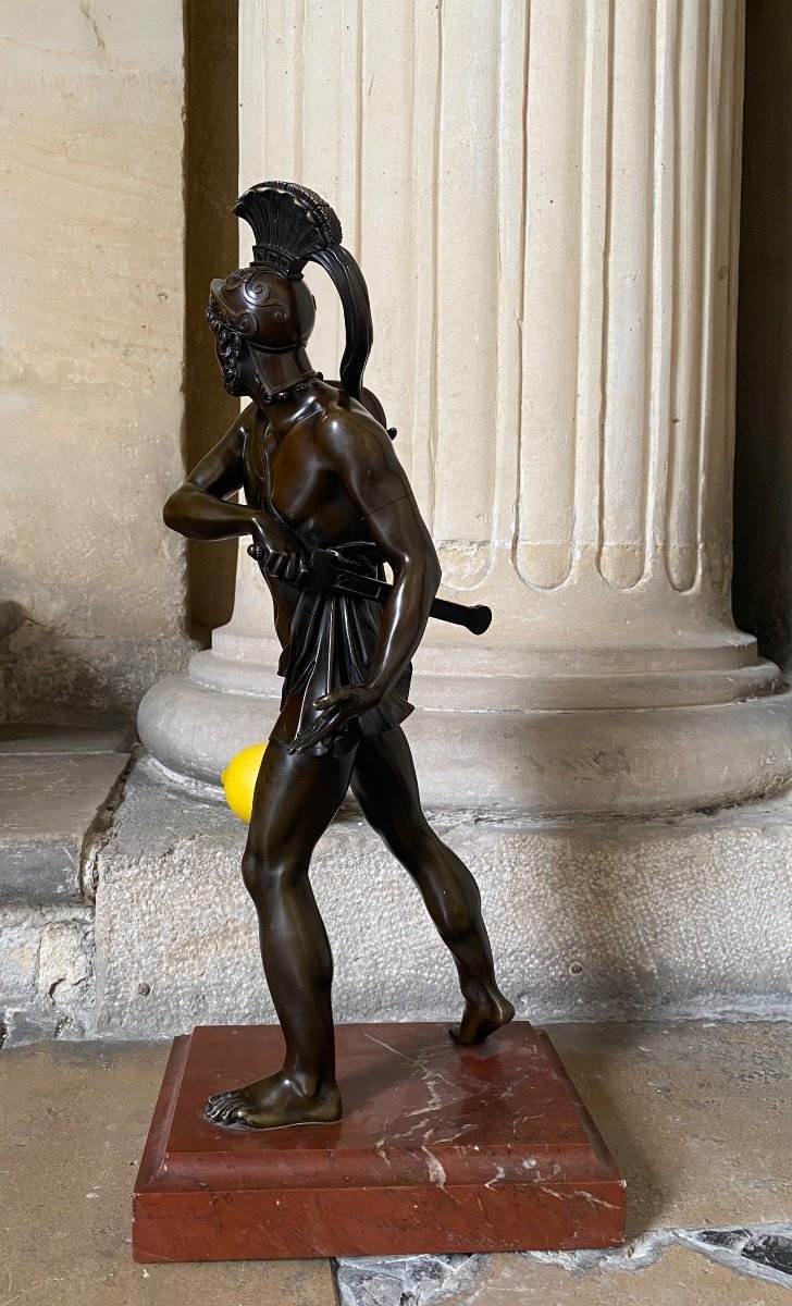 The Wrath Of Achilles, Large Bronze 19th Century -photo-4