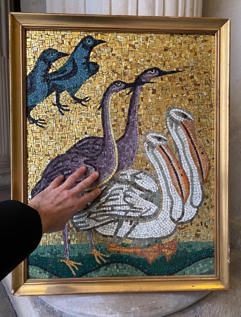 Mosaic After The Mosaics Of Ravenna In Italy -photo-8
