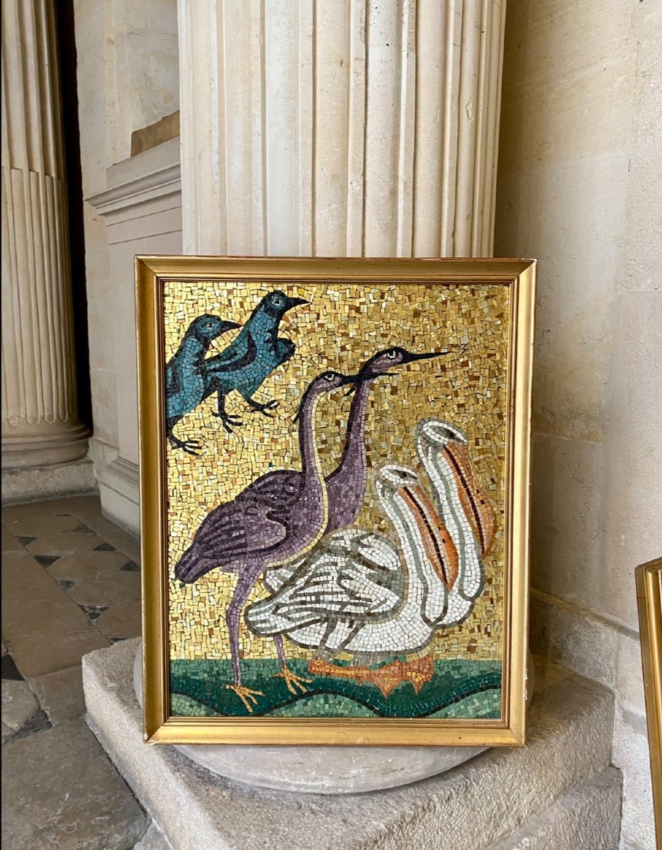Mosaic After The Mosaics Of Ravenna In Italy 
