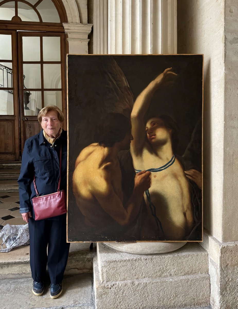 Daedalus And Icarus, After Andrea Sacchi Circa 1700-photo-5