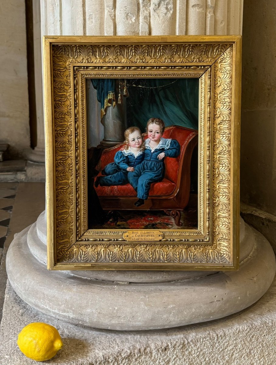 René Et Ludovic Of Courtarvel In 1836