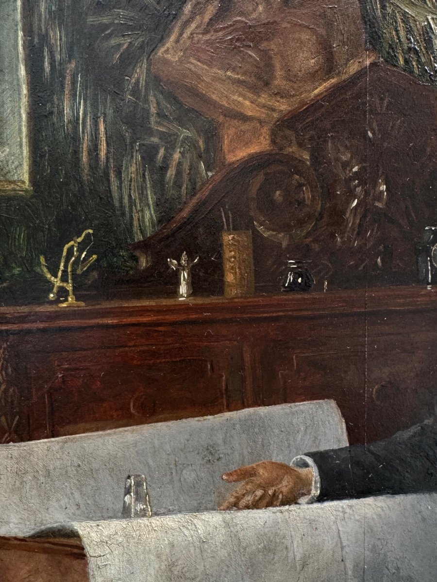 Portrait Of The Architect Otto Niebuhrs By Otto Huschke, 1894-photo-3