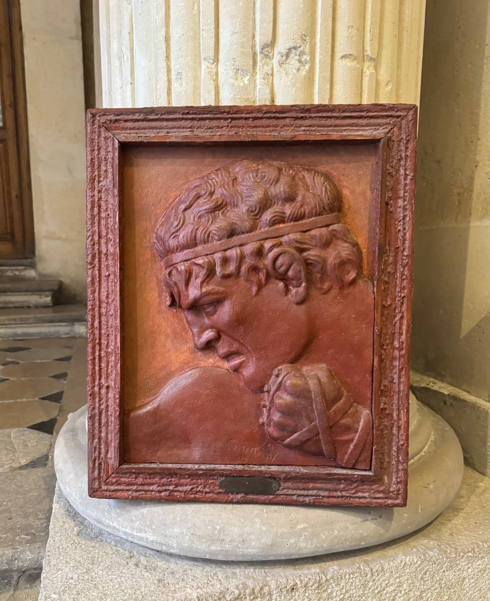 The Roman Pugilist, Bas-relief By Sammy Murray 1939