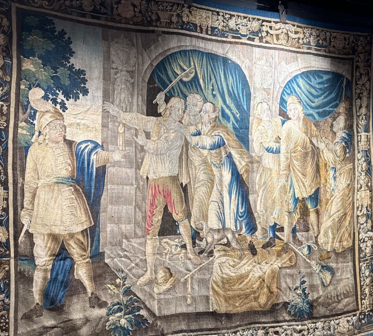 Royal Aubusson Factory, Louis XIV Period Tapestry-photo-3