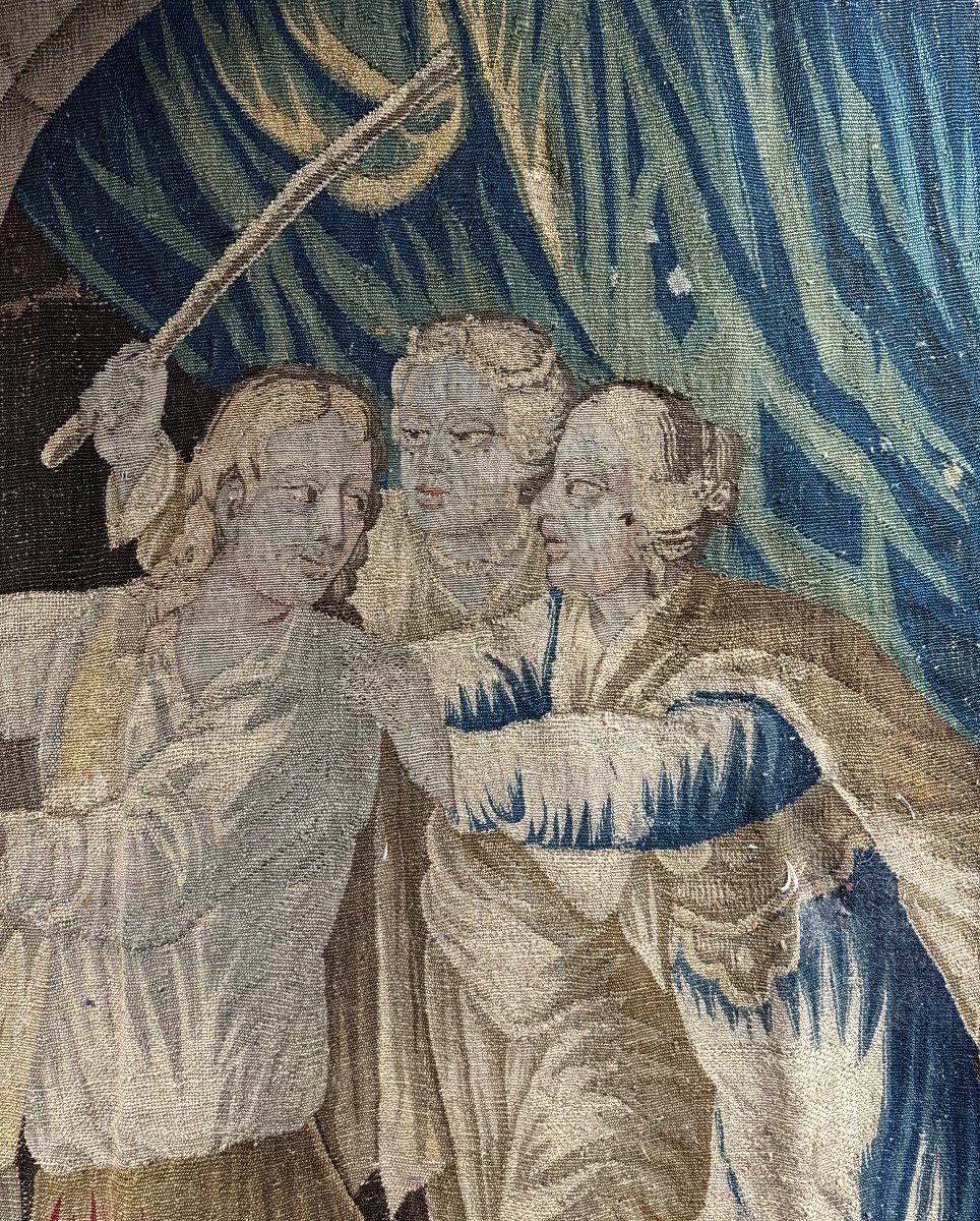 Royal Aubusson Factory, Louis XIV Period Tapestry-photo-2