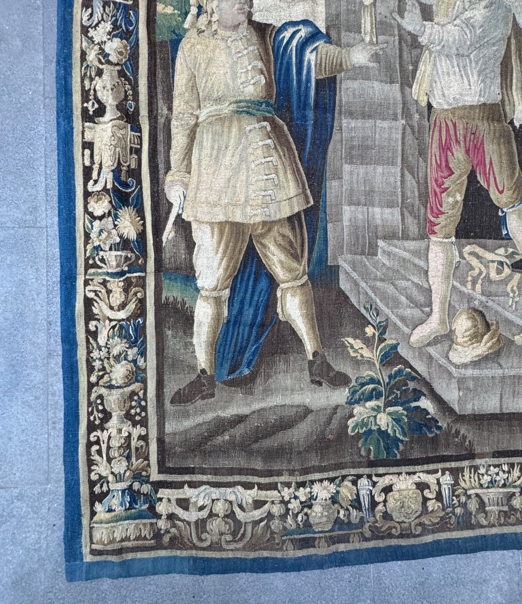 Royal Aubusson Factory, Louis XIV Period Tapestry-photo-6