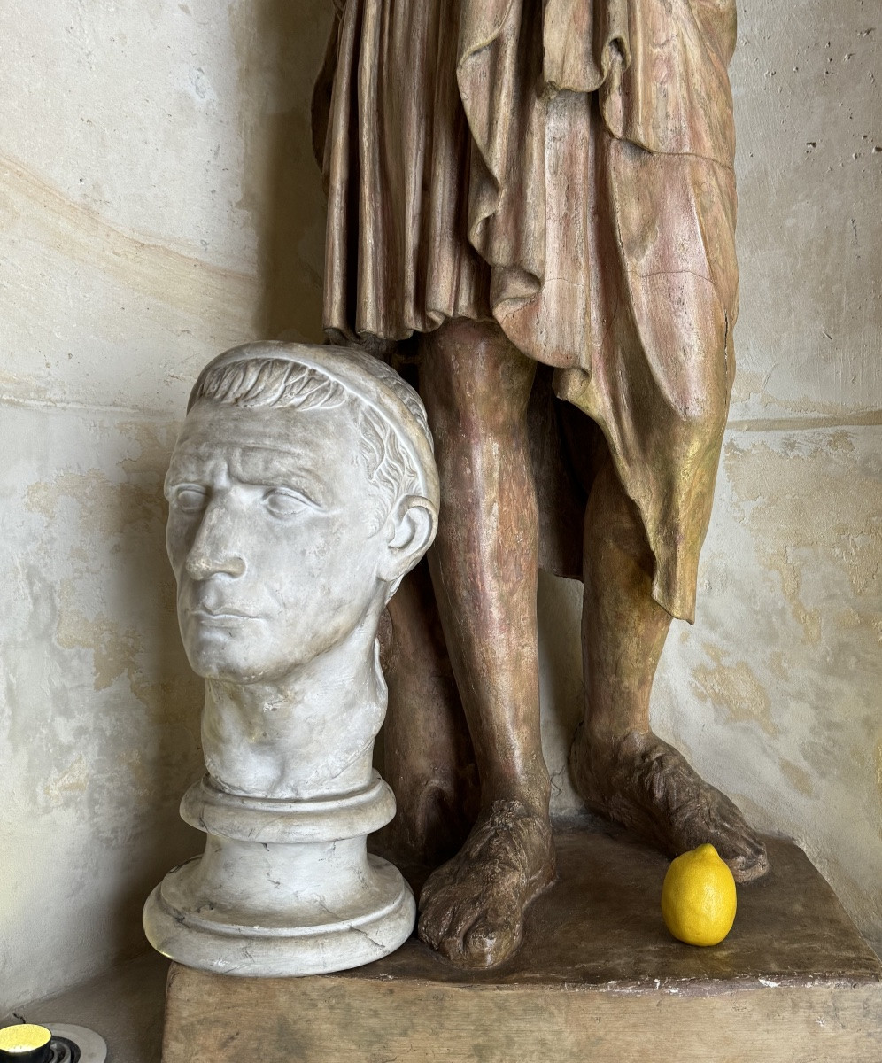 Bust Of Antiochus The Great, Moulage Du Louve, Early 20th Century -photo-4