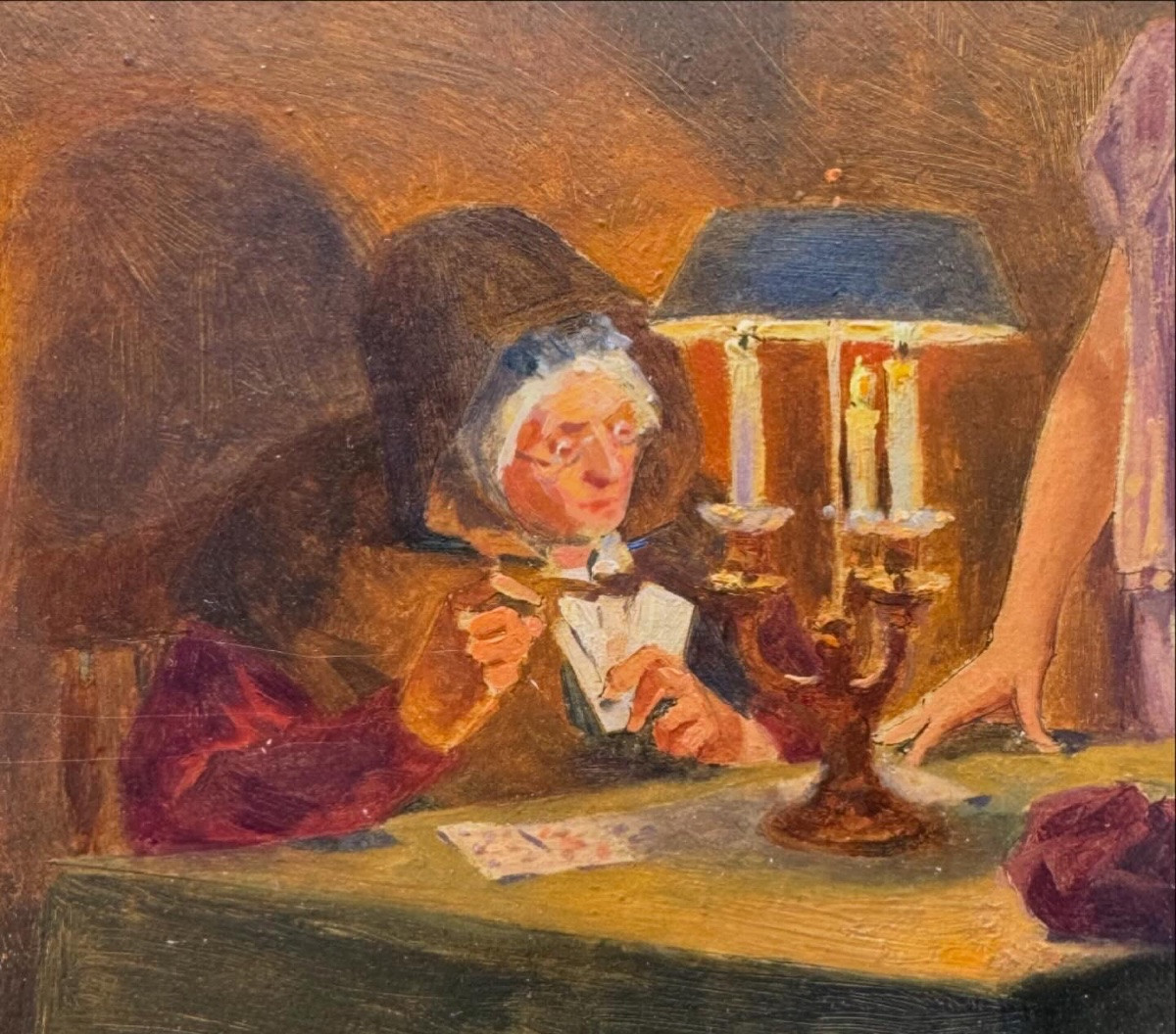 Chez La Cartomancienne, Émile le Menorel 1880-photo-2