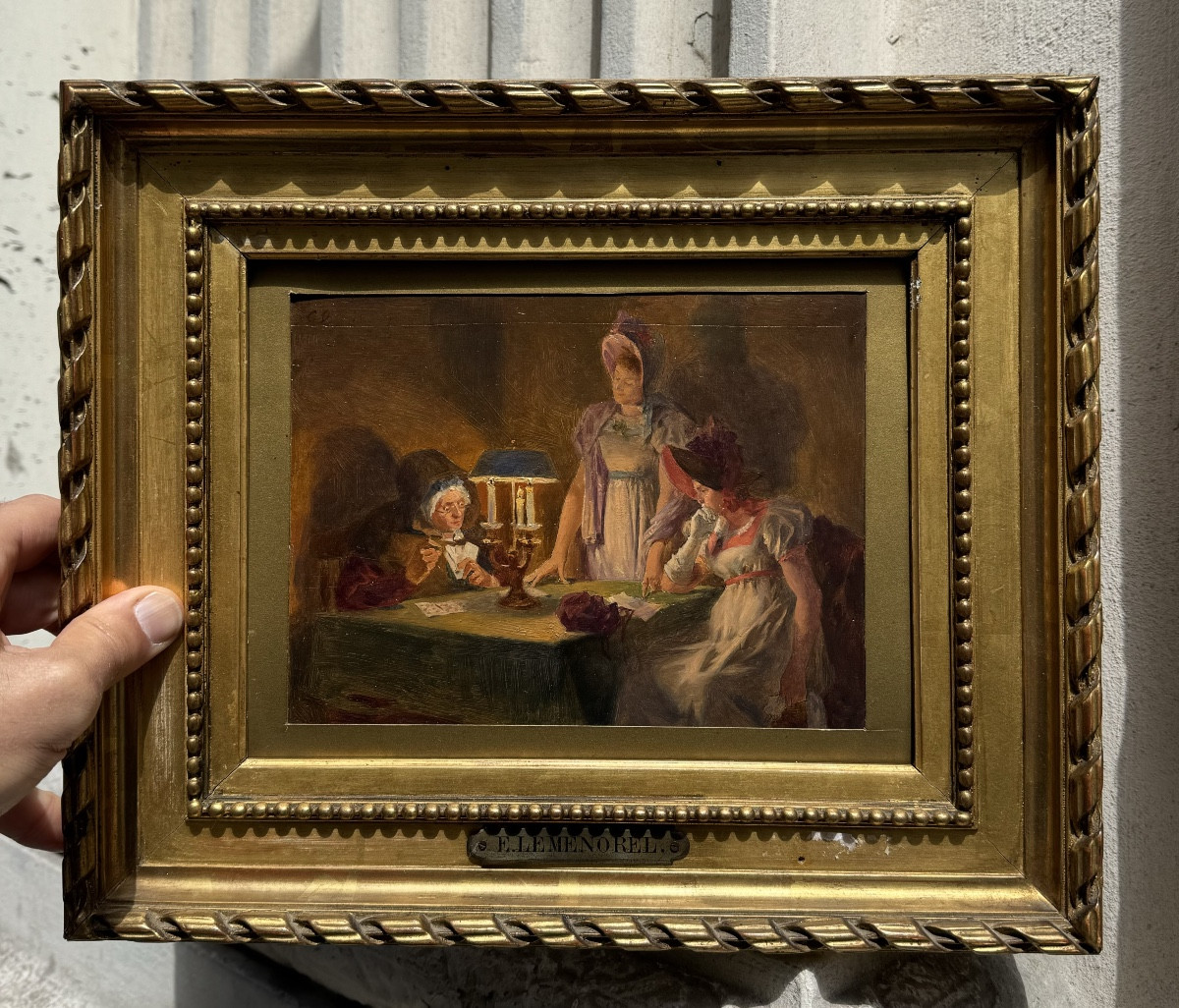Chez La Cartomancienne, Émile le Menorel 1880