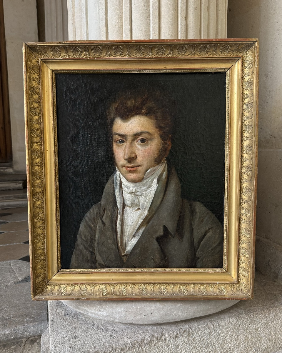 Portrait d’Homme Vers 1810, Ecole Française