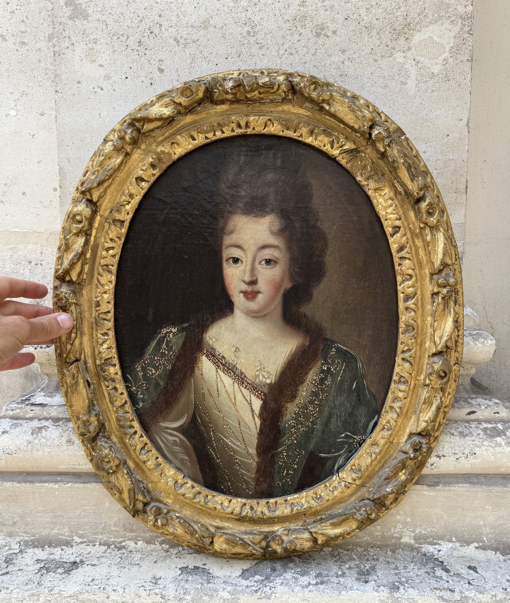 Mademoiselle De Nantes, Circle Of Pierre Gobert Around 1700