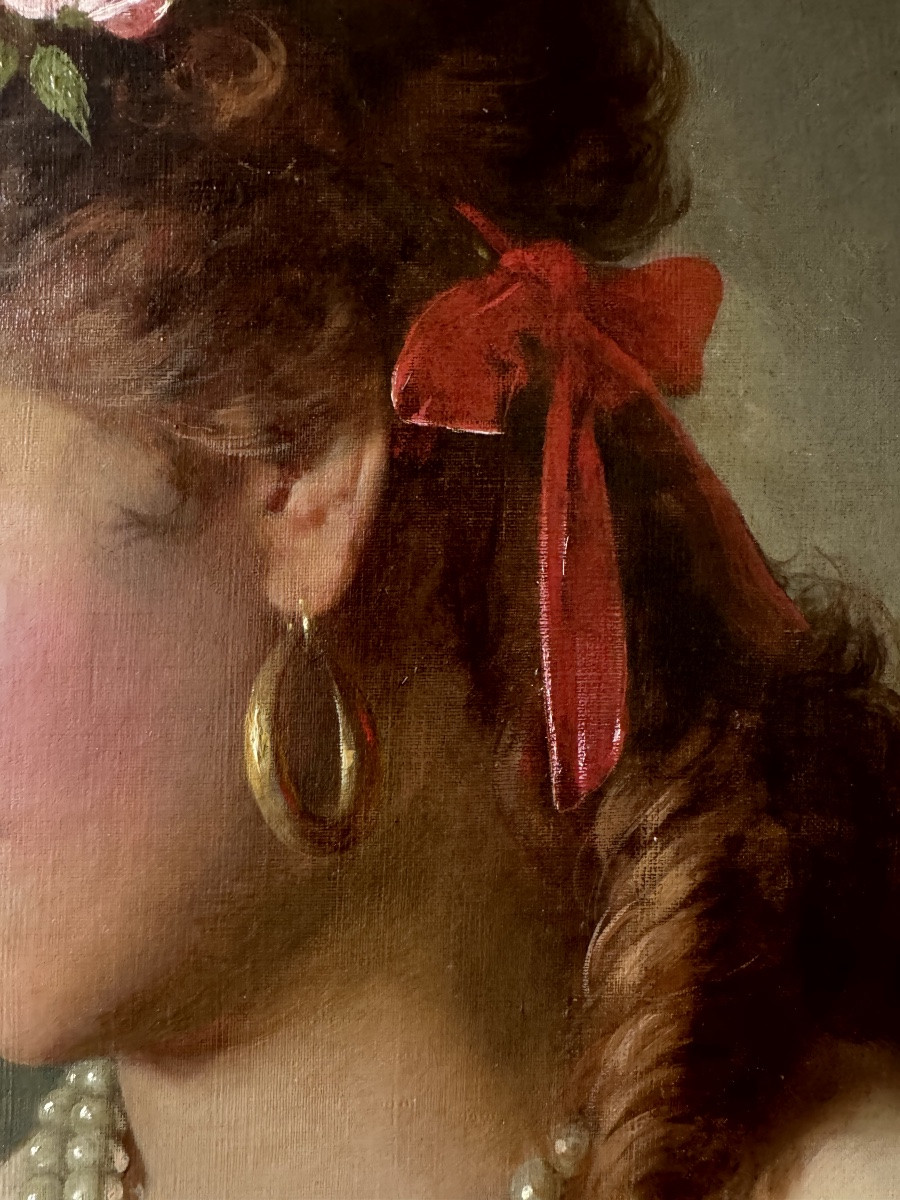 Portrait Of The Countess Of Castiglione, Franz Winterhalter (follower Of)-photo-4