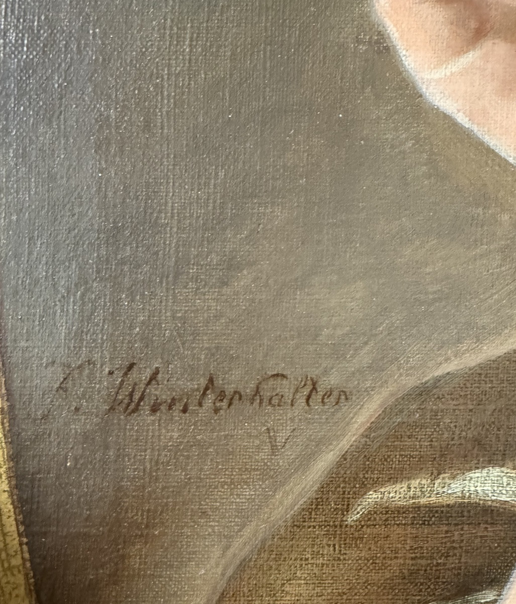 Portrait Of The Countess Of Castiglione, Franz Winterhalter (follower Of)-photo-6