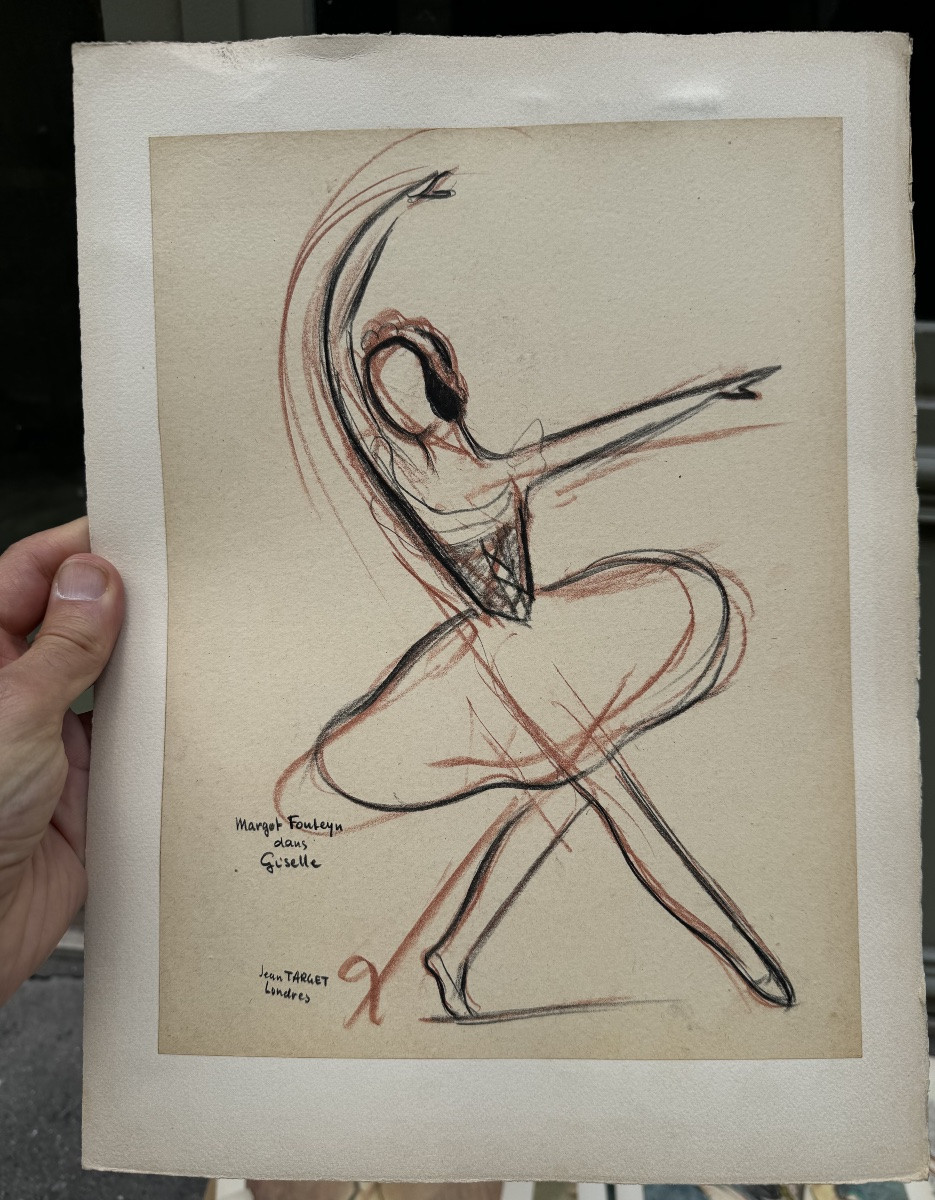Margot Fonteyn, 14 Dessins Par Jean Target En 1948-photo-6