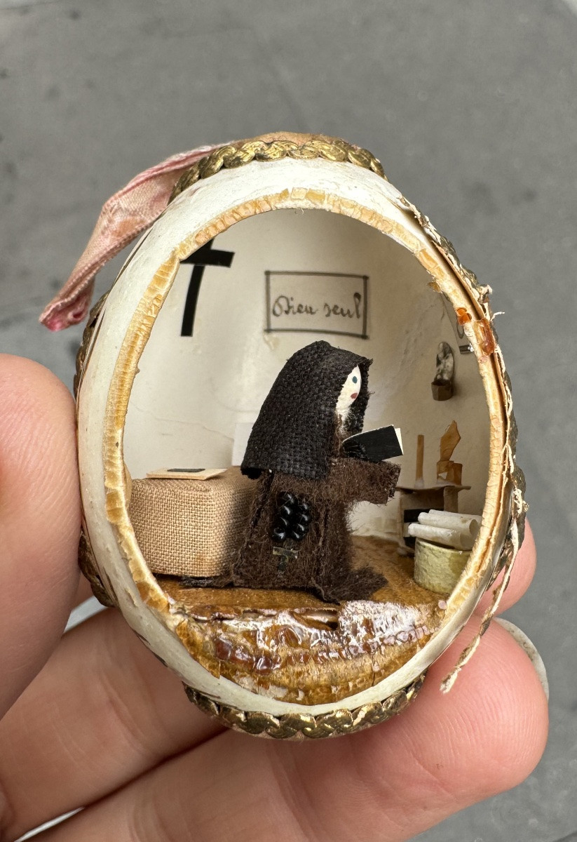 Cellule De Nonne Dans Un Oeuf 19e Siècle-photo-4