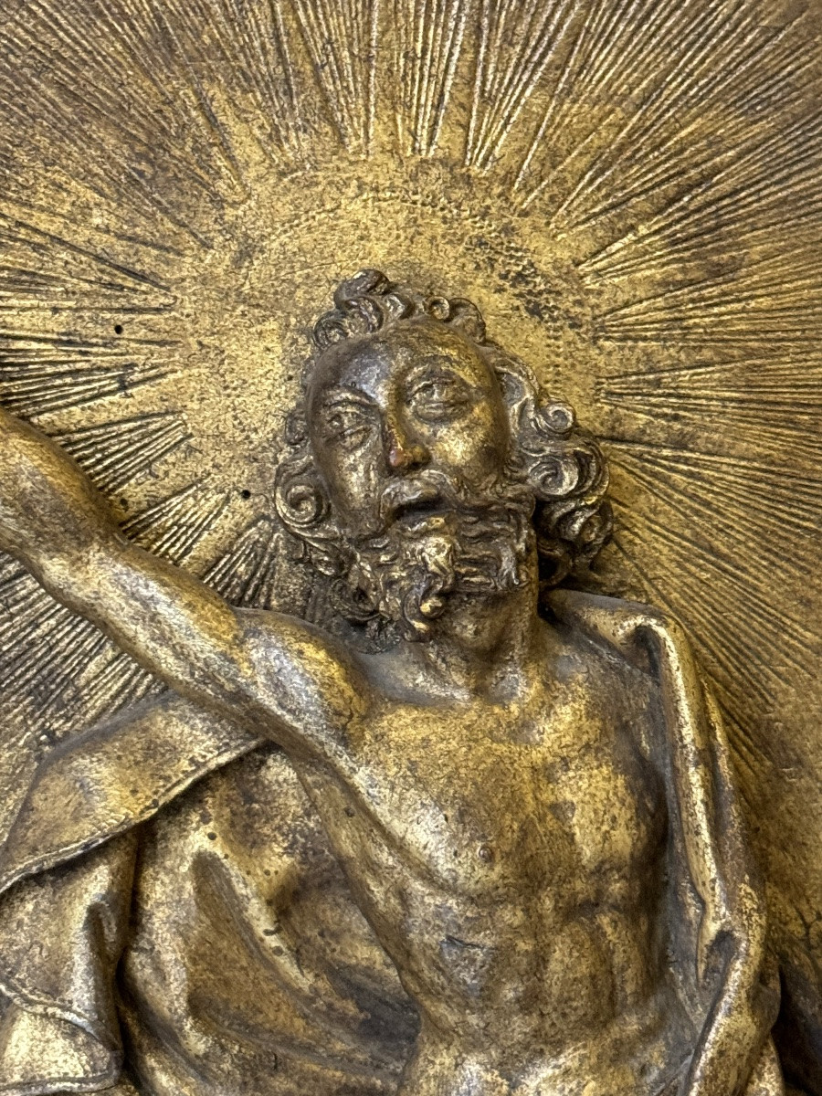 La Résurrection, Bois Doré Du 16ème Siècle -photo-2