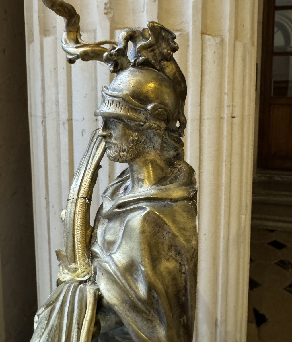 Pair Of Regency Style Bronze Wall Lights -photo-1