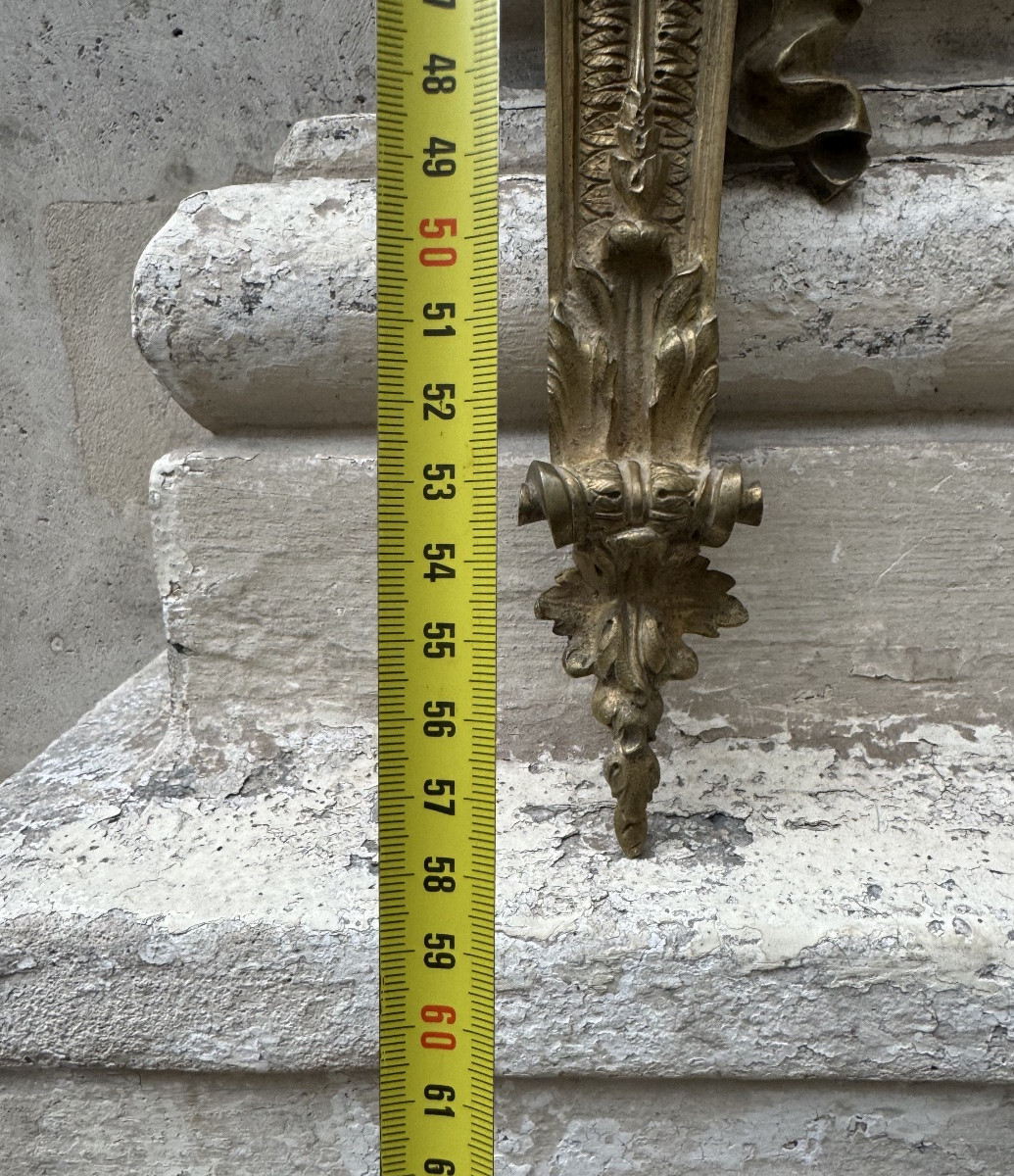 Pair Of Regency Style Bronze Wall Lights -photo-8