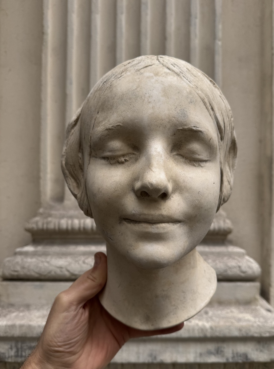Masque Mortuaire De l’Inconnue De La Seine, Vers 1900-photo-6