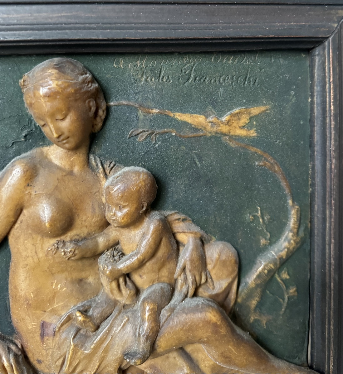 Paire De Bas-Reliefs Par Jules Franceschi -photo-5