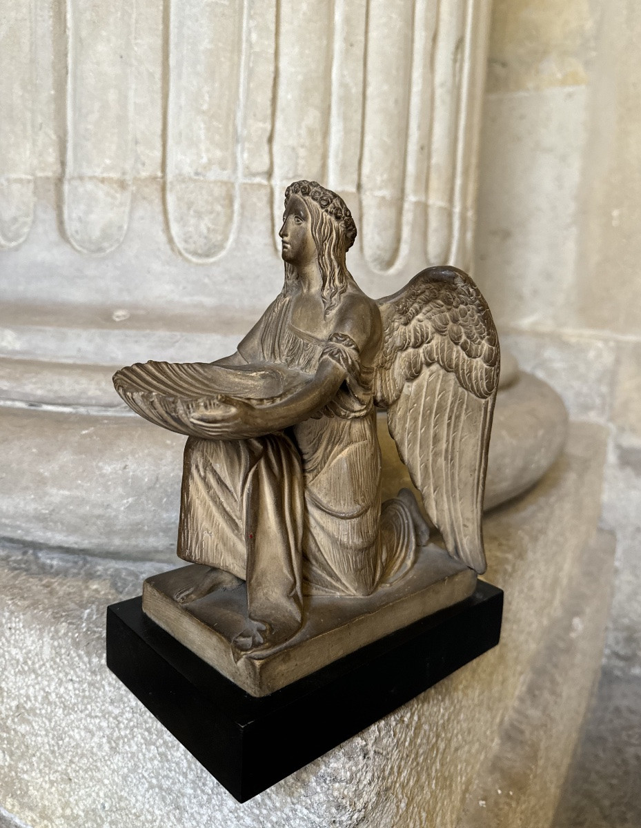 Bertel Thorvaldsen, Kneeling Angel In Terracotta -photo-2